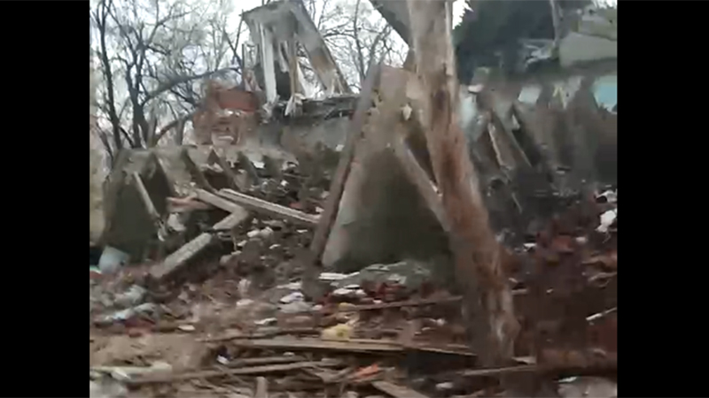 В Заводском районе нашли неогороженные руины из фильма ужасов