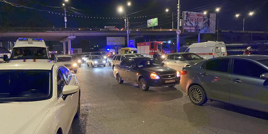 На Шехурдина произошло столкновение 9 автомобилей