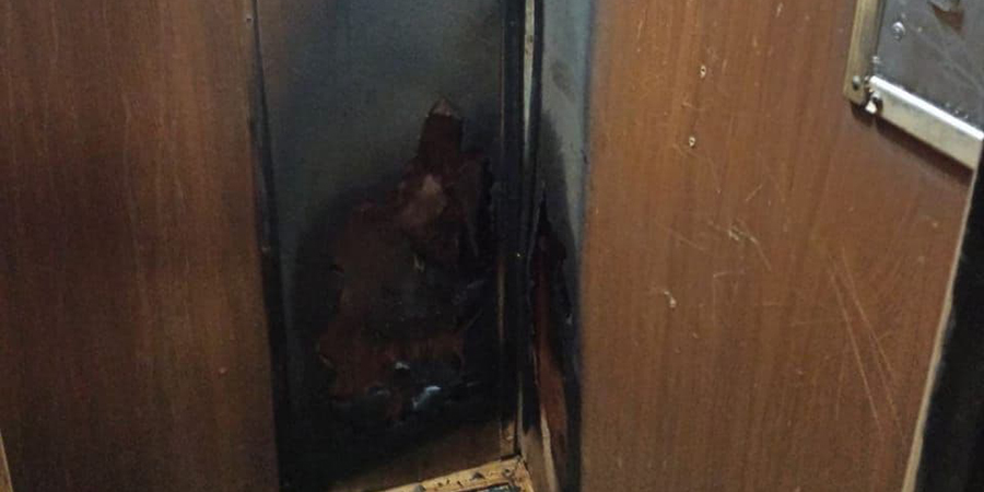 В Ленинском районе в многоэтажке сгорел лифт