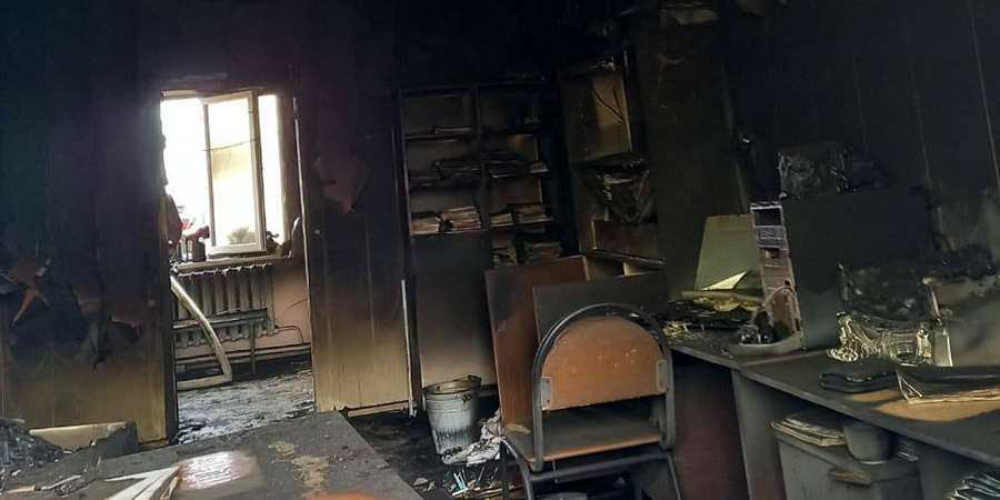 В Ершовском районе произошел пожар во врачебной амбулатории