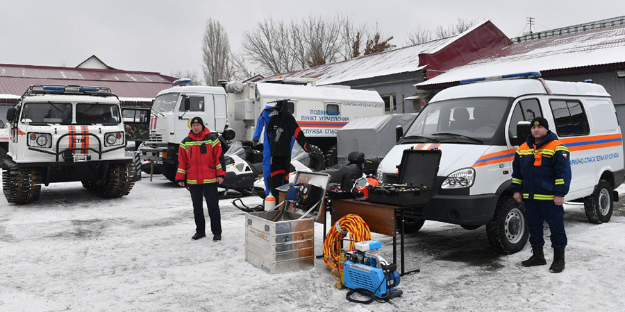 Областная служба спасения получила снегоболотоход и новую экипировку