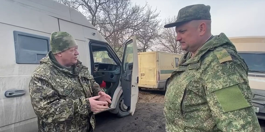 Вячеслав Володин передал бойцам на фронт технику и средства защиты