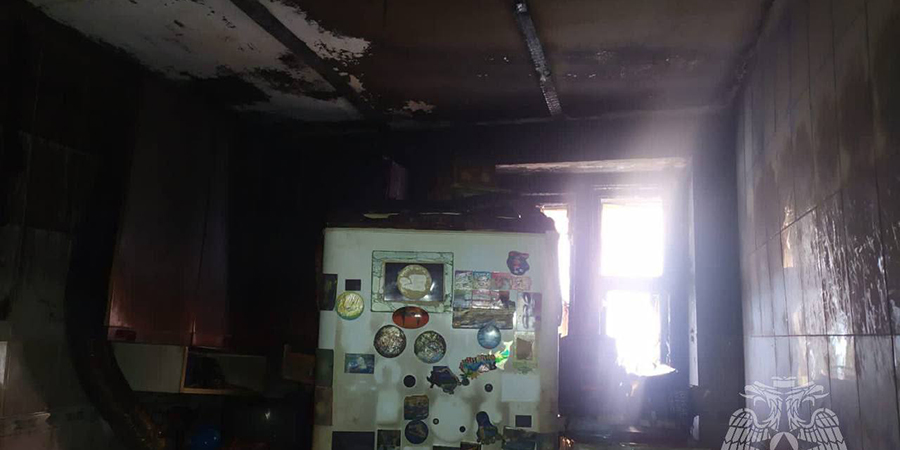 В Ртищеве из-за неосторожной готовки загорелась квартира