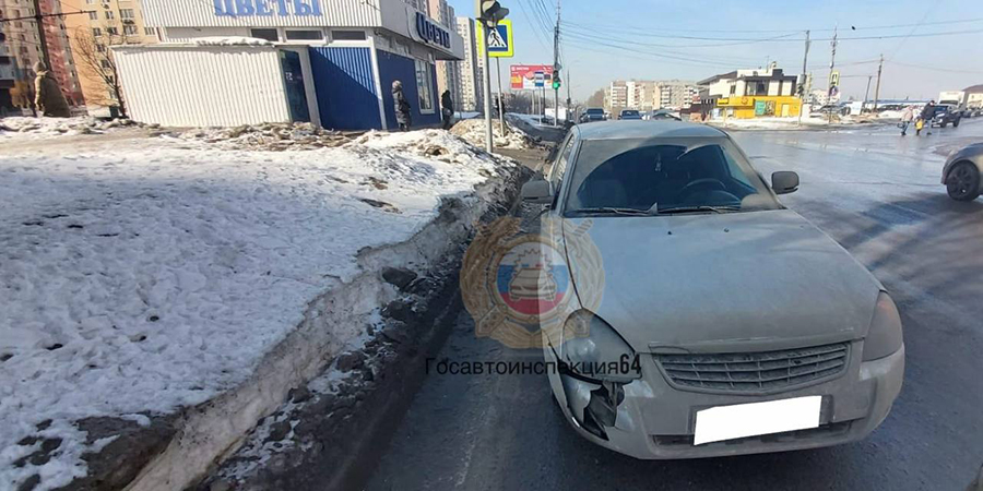 На Днепропетровской «Приора» на пешеходном переходе сбила парня
