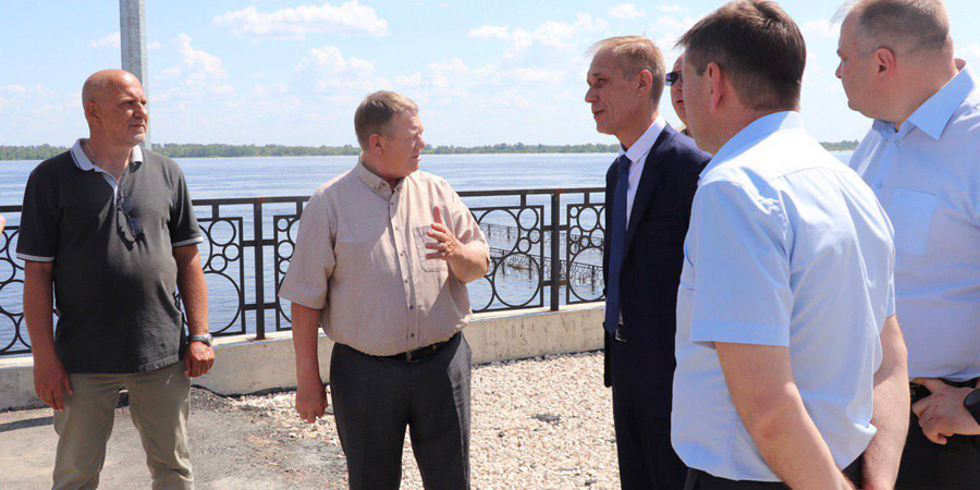 Панков: Подрядчику нужно срочно приступать к работам на набережной в Вольске