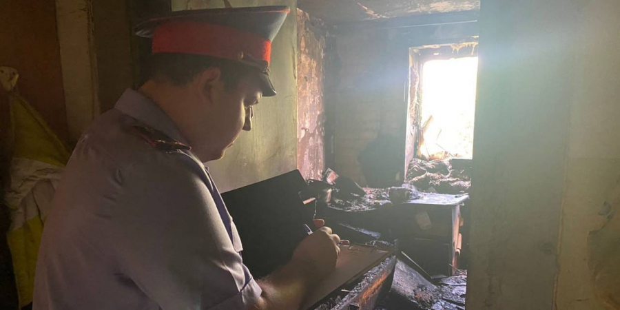В Саратове подросток выпрыгнул из окна ради спасения на пожаре