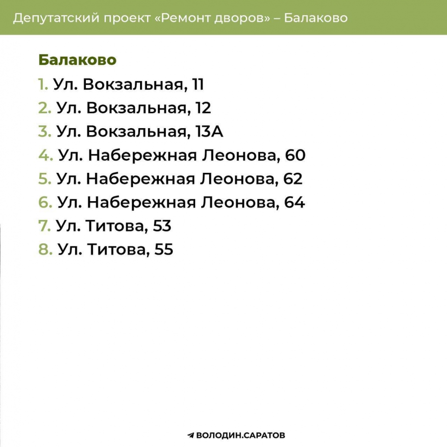 Программа Володина. В Саратовской области выбрали еще дворы для ремонта |  24.06.2024 | Саратов - БезФормата