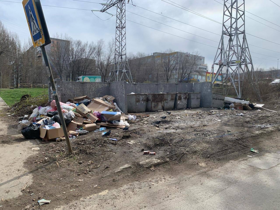 В Саратове чиновники нашли более десятка мест со свалками возле мусорных баков