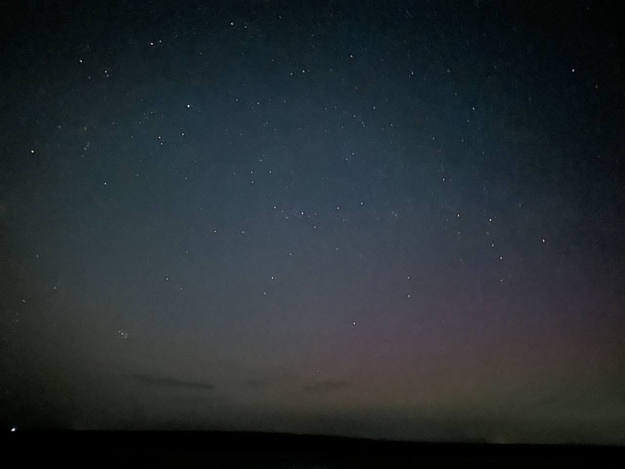 Жители Саратовской области запечатлели полярное сияние