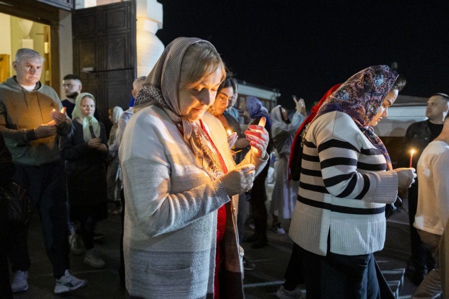 Митрополит Игнатий совершил пасхальное богослужение