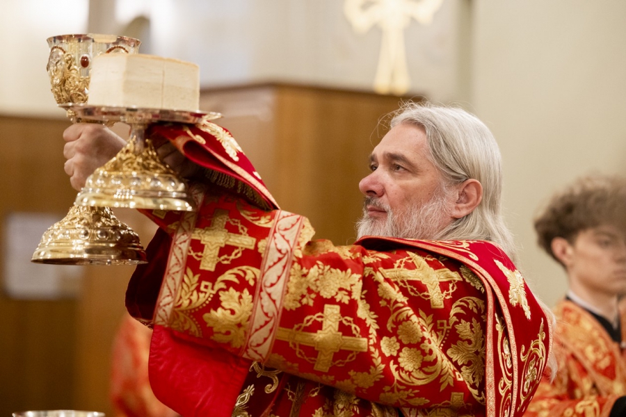 Митрополит Игнатий совершил пасхальное богослужение
