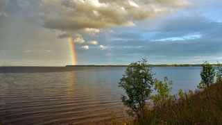 После реки