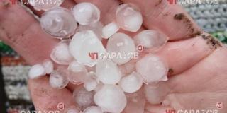 Жители Саратова сообщают о выпадении крупного града Жители Саратова сообщают о выпадении крупного града