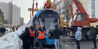 Первый «Витязь-М» прибыл в депо в Кировском районе Первый «Витязь-М» прибыл в депо в Кировском районе