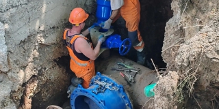 На Саперной вводят в эксплуатацию участки нового водопровода На Саперной вводят в эксплуатацию участки нового водопровода