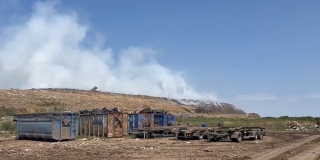 Пожар на мусорном полигоне в Энгельсе. Возбуждено дело из-за загрязнения воздуха Пожар на мусорном полигоне в Энгельсе. Возбуждено дело из-за загрязнения воздуха