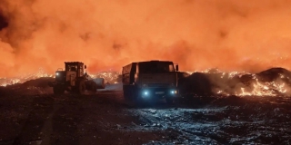 В Балакове пожар на городской свалке смогли потушить спустя 5 дней В Балакове пожар на городской свалке смогли потушить спустя 5 дней