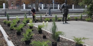 На бульваре по Астраханской высадят более 9 тысяч кустарников На бульваре по Астраханской высадят более 9 тысяч кустарников