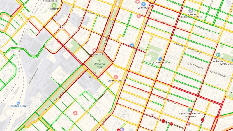 Московская горького саратов карта